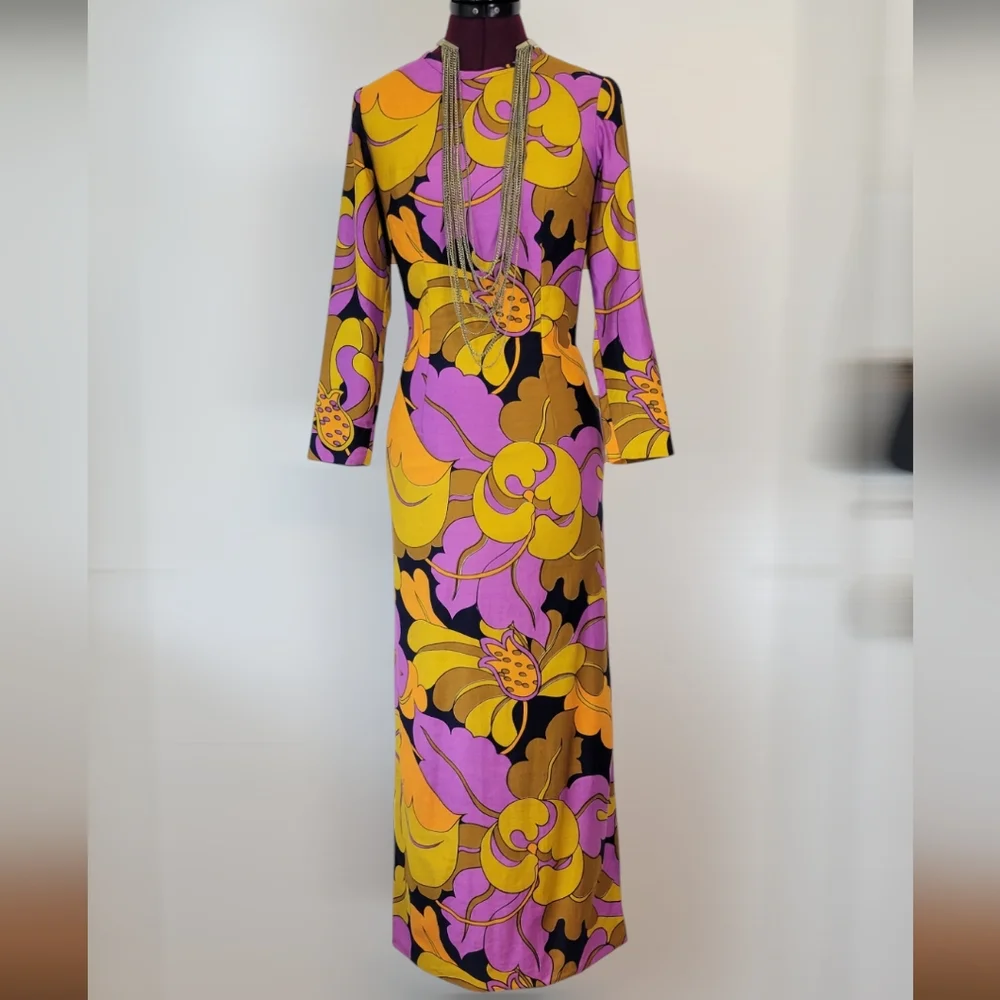 60s custom-made vintage dress - Picture 5 of 11